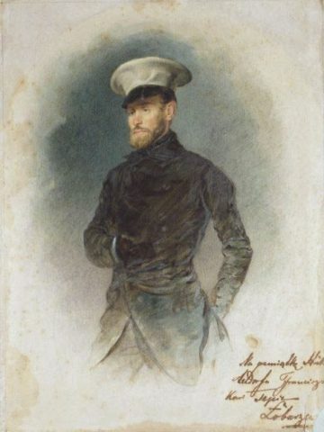 Портрет Гіацинта Лобажевського – засновника Мінералогічного музею у Львіському університеті.