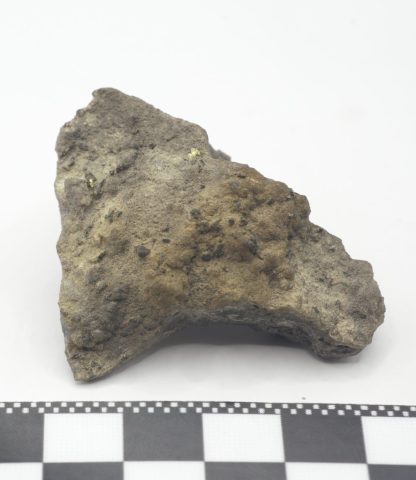 2з - Зразок № 113. Самородне золото на кварці. Родовище Кремніца, округ Ж'яр-над-Гроном, Банськобистрицький край, Словаччина. Розміри зразка 5,5х4х1,5 см, до 1880 р.. Фото Романа Метельського.